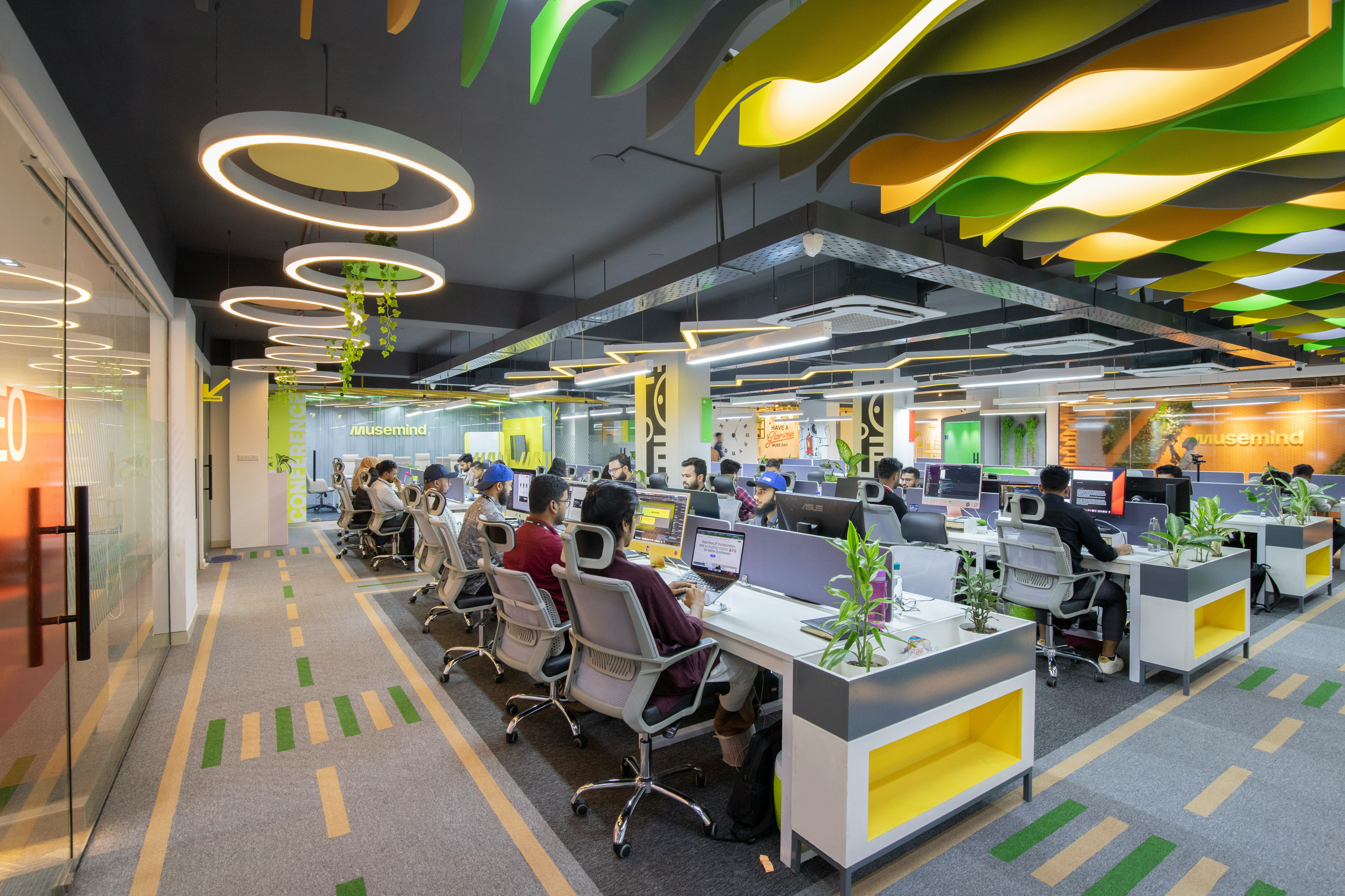 Intérieur d'un centre Polylangues